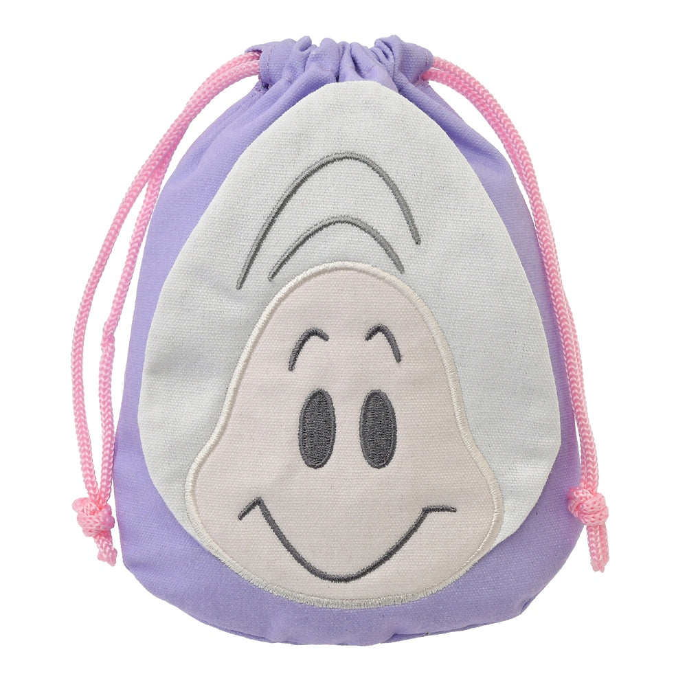 Alice in Wonderland Young Oysters Drawstring Pouch Face Disney Store Japan 2024