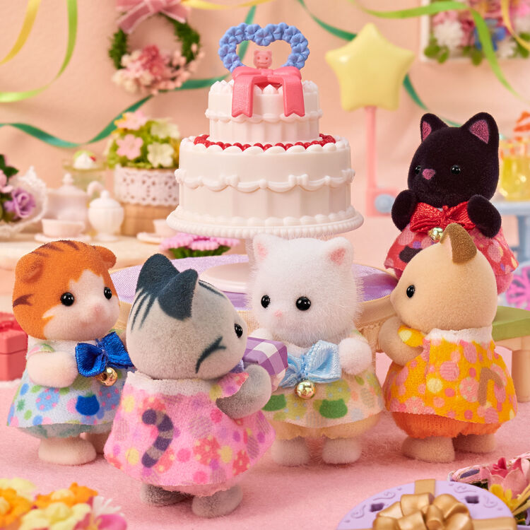 Sylvanian Families Baby Cat Set Toy Doll EPOCH Japan Limit