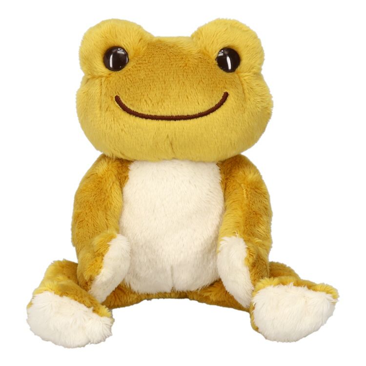 Pickles the Frog Pocket Plush Doll Mustard Color Japan 2024