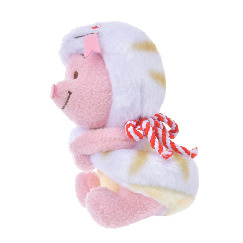 Piglet Plush Doll ETO POOH 2025 Disney Store Japan New Year Snake