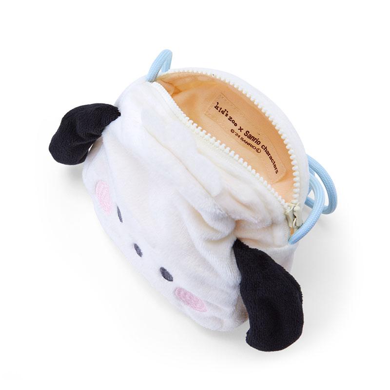 Pochacco Kids Plush Pochette Bag Face Shape Sanrio Japan