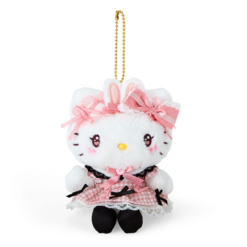 Hello Kitty Plush Mascot Holder Keychain Dream Ribbon Sanrio Japan 2024