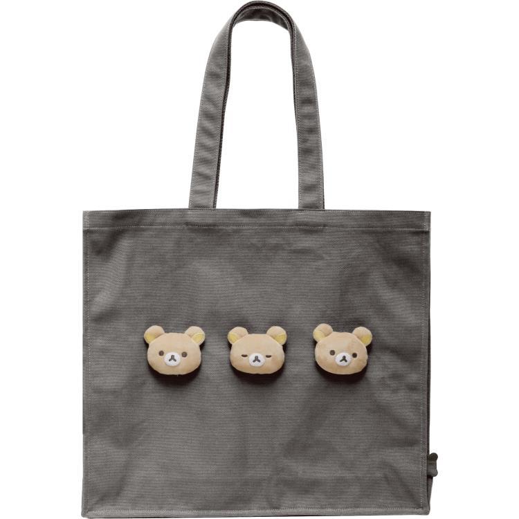 BASIC RILAKKUMA Favorite Things Tote Bag Face Dark San-X Japan 2024