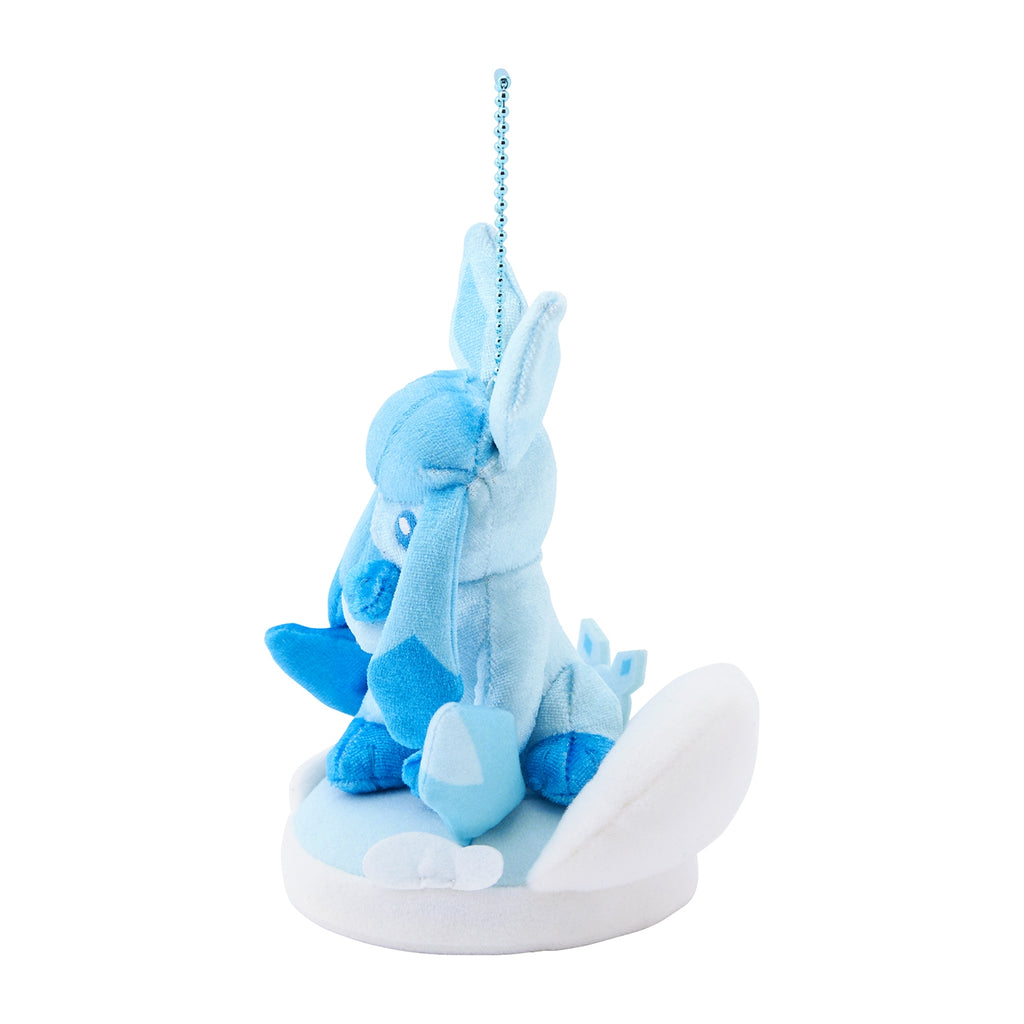 Glaceon Glacia Plush Keychain with Field OTENKI TEAM Pokemon Center Japan 2025