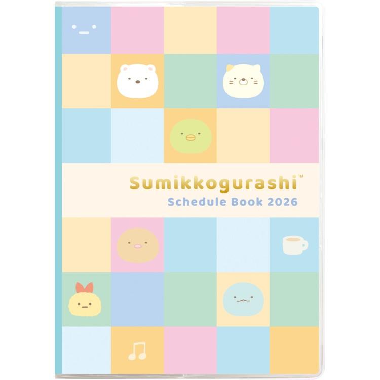 Sumikko Gurashi 2026 Schedule Book A5 Monthly Colorful San-X Japan
