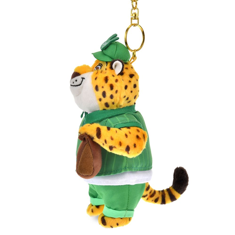 Zootopia 2 Benjamin Clawhauser Plush Keychain BUGBURGA Disney Store Japan 2025