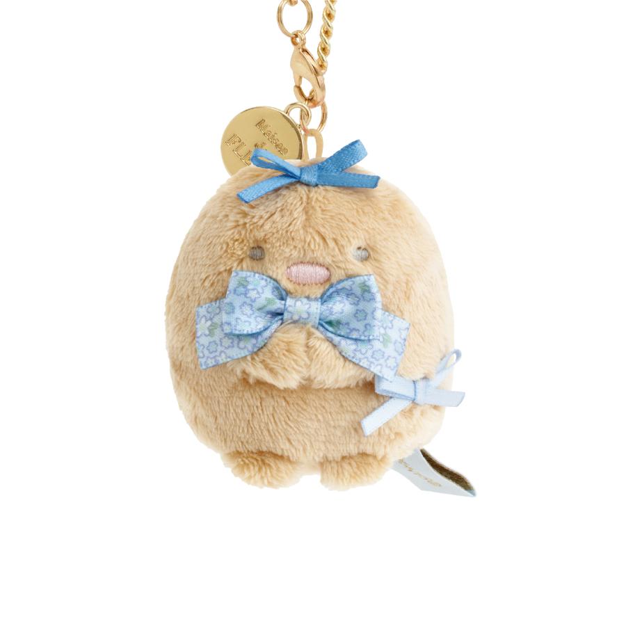 Sumikko Gurashi Keychain Bag Charm Tonkatsu Pork Maison de FLEUR San-X Japan