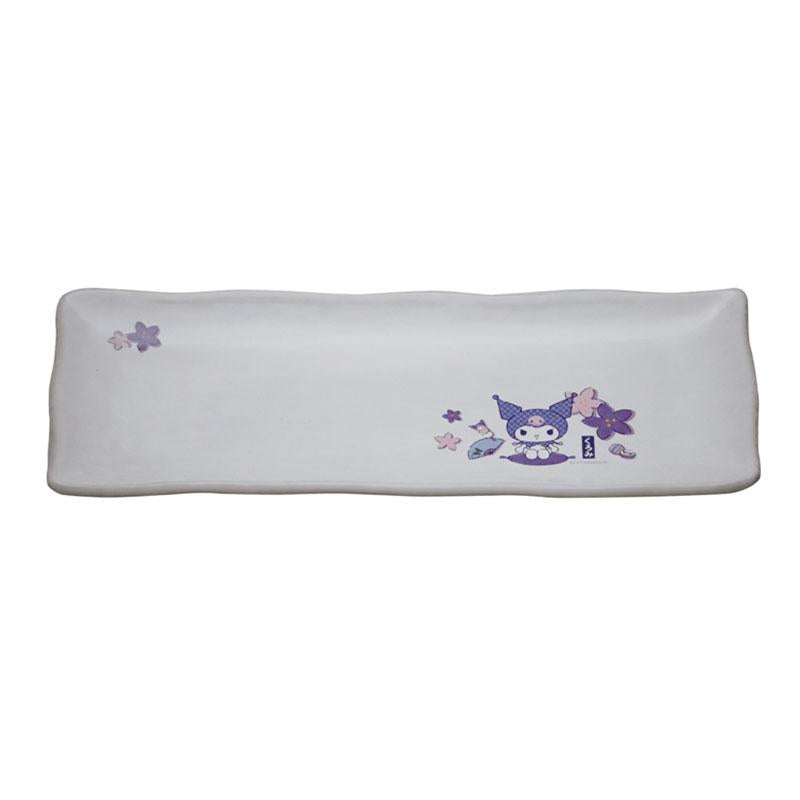 Kuromi Banko Ware Sanma Plate Balloon Flower Sanrio Japan 2025