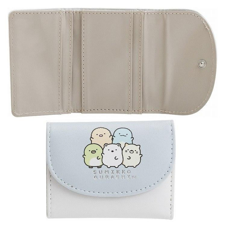 Sumikko Gurashi Trifold Wallet White Okiniiri San-X Japan 2025