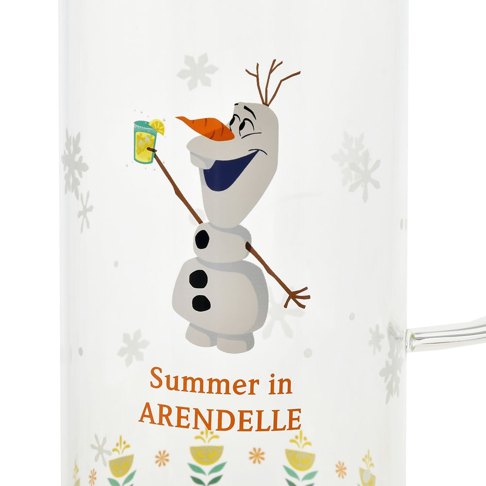 Frozen Olaf Glass Pitcher Color Change Disney Store Japan 2025