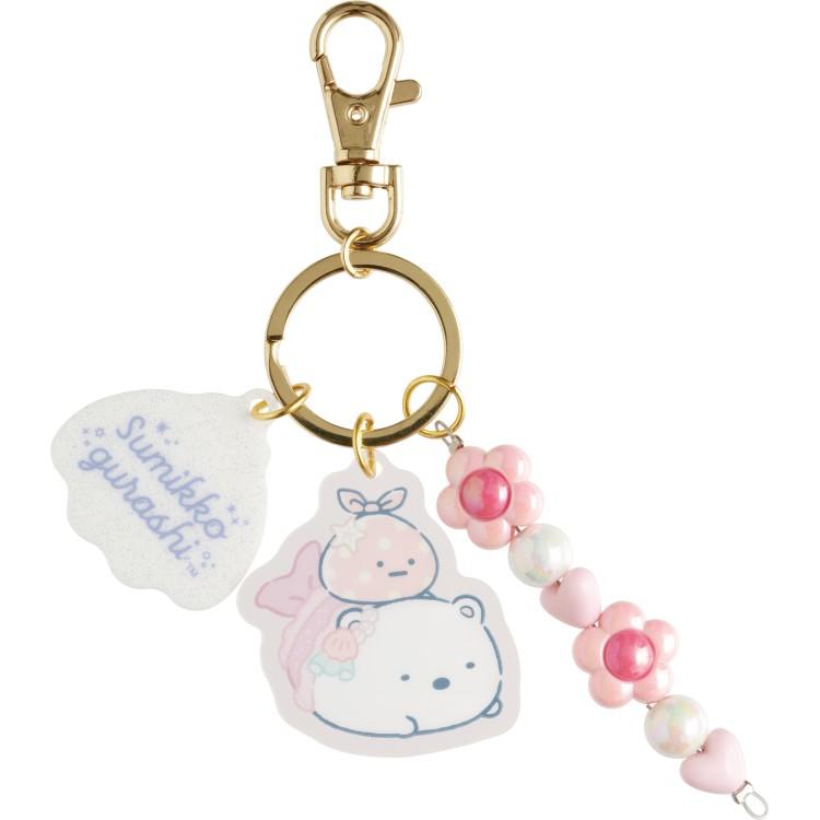 Sumikko Gurashi Shirokuma Bear Keychain Key Holder Penguin Lagoon San-X Japan