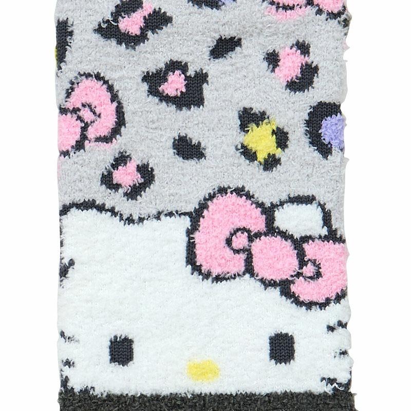 Hello Kitty Socks Mokomoko Fluffy Leopard Sanrio Japan 2025