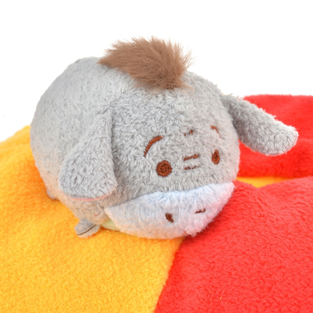 Winnie the Pooh Eeyore Piglet Tsum Tsum Plush Tissue Box Cover Disney Japan