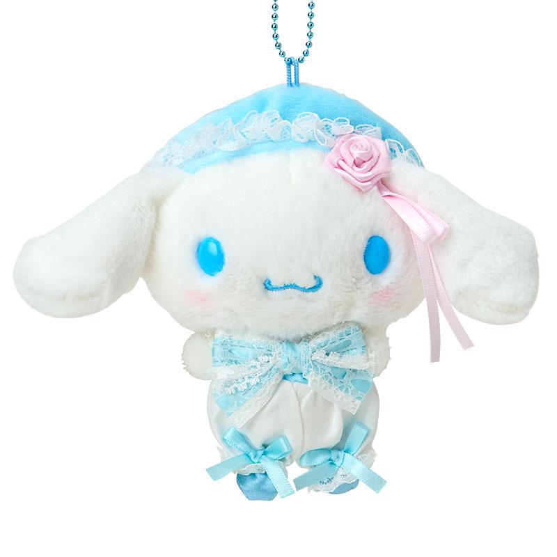 Cinnamoroll Plush Mascot Holder Keychain White Frill Sanrio Japan 2025