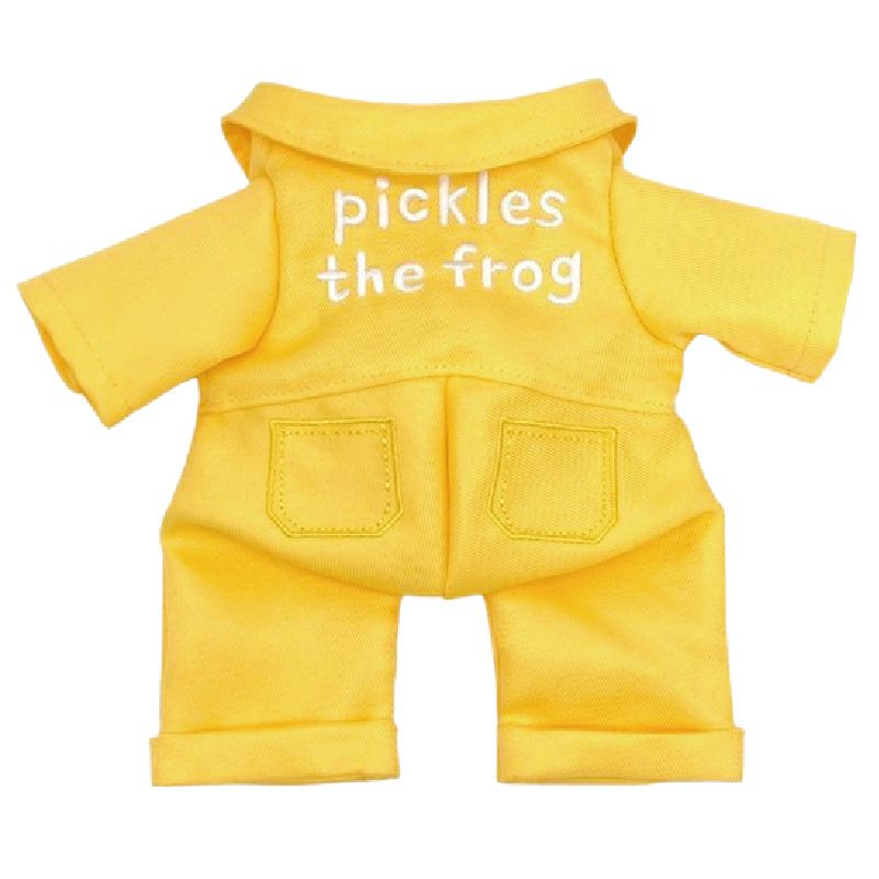 Pickles the Frog Costume for Bean Doll Plush Overalls Yellow Japan 2024