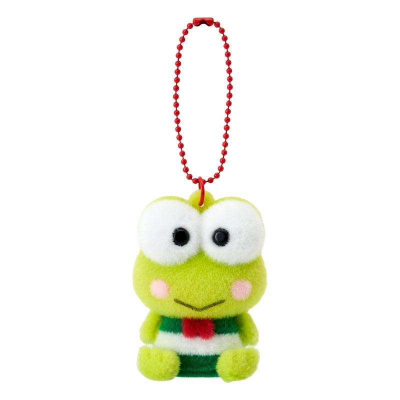 Kero Kero Keroppi Frog Flocky Mascot Holder Keychain Sanrio Japan 2025