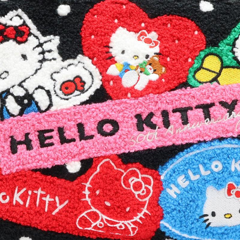 Hello Kitty 50th Anniversary Pouch Sagara Embroidery Sanrio Japan 2024