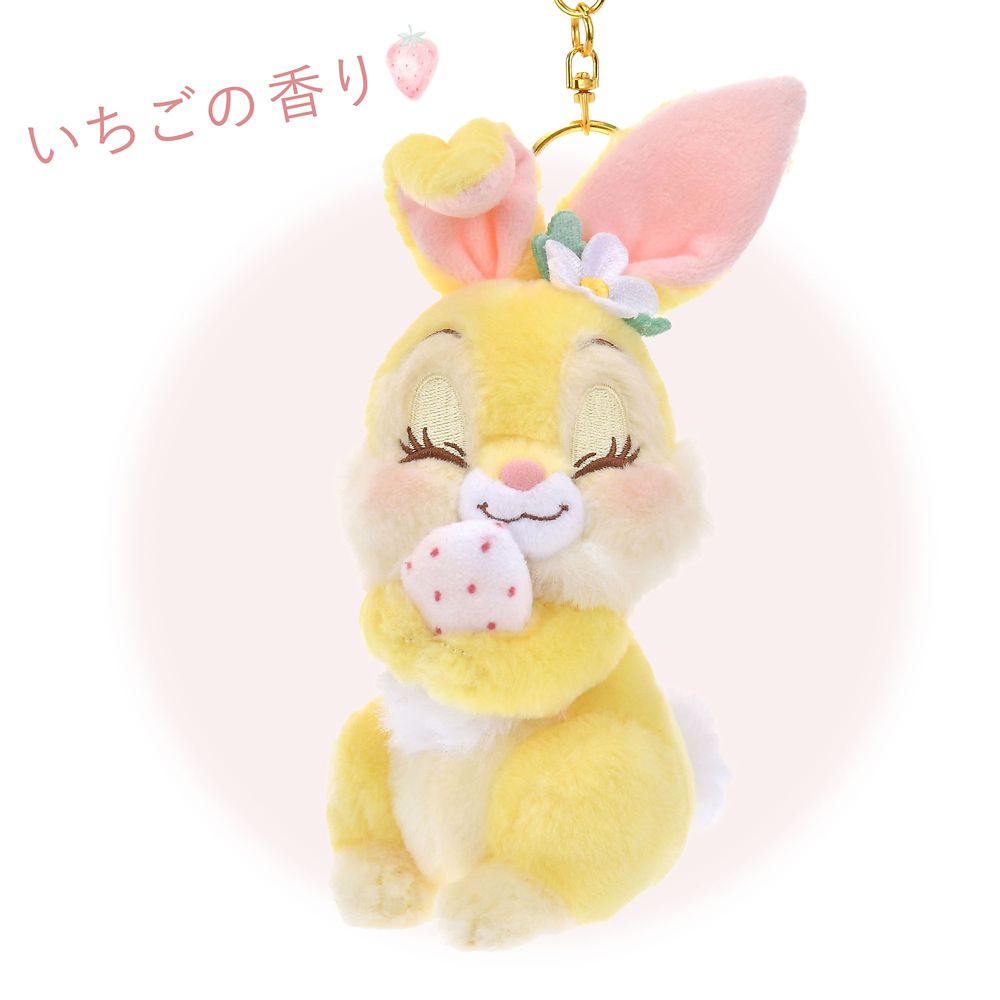 Miss Bunny Plush Keychain STRAWBERRY COLLECTION Disney Store Japan 2025 Bambi