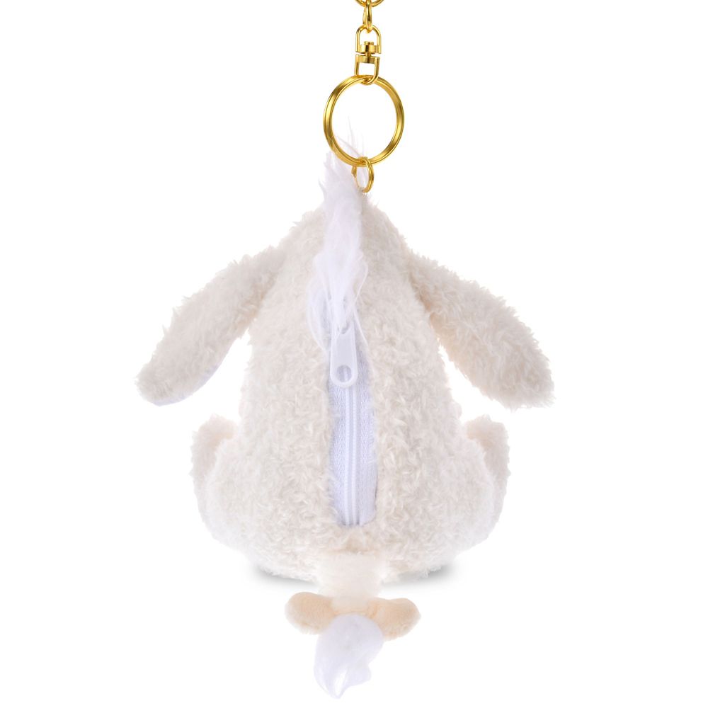 Eeyore 2WAY Snow Plush Keychain Reversible White Pooh Disney Store Japan 2025