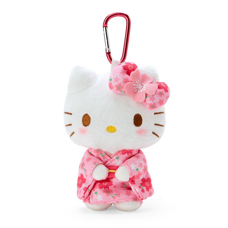 Hello Kitty Eco Shopping Tote Bag Plush Pouch Kimono Sakura Sanrio Japan 2024