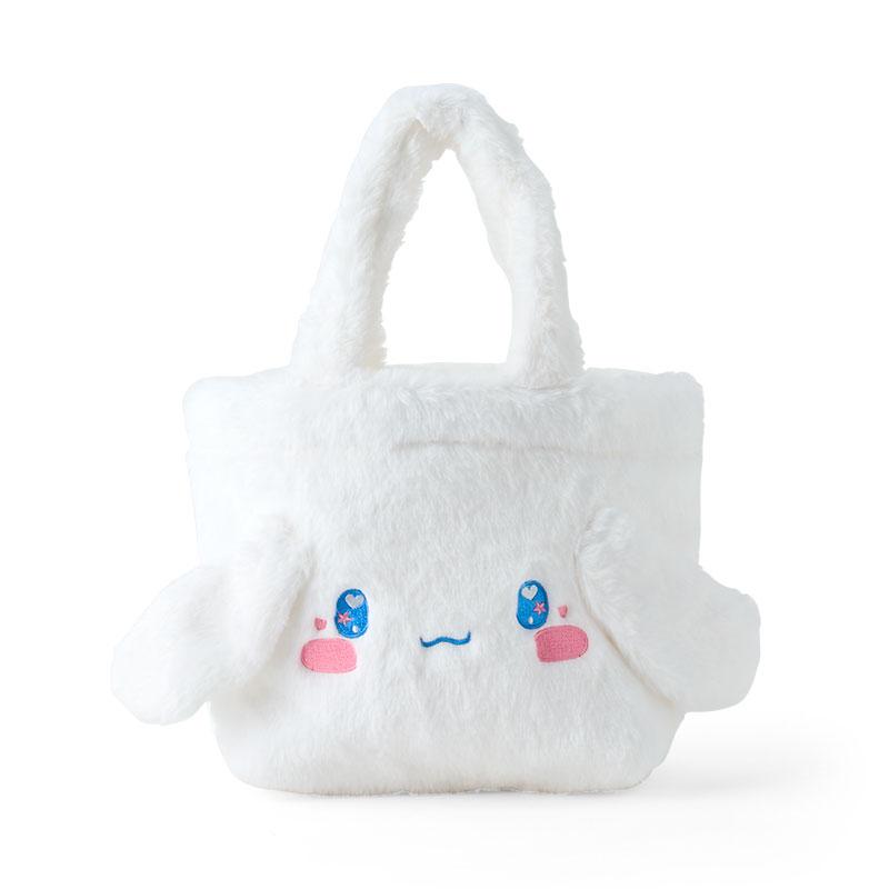 Cinnamoroll Fur mini Tote Bag Face Shape Sanrio Japan 2024