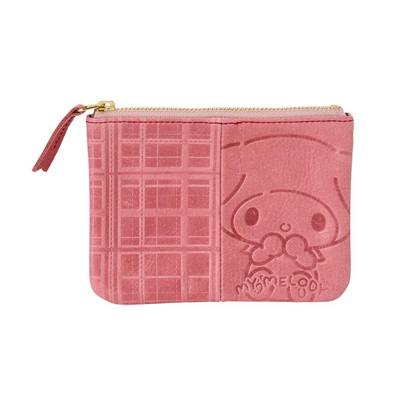 My Melody Leather Flat Pouch Pink Sanrio Japan 2025