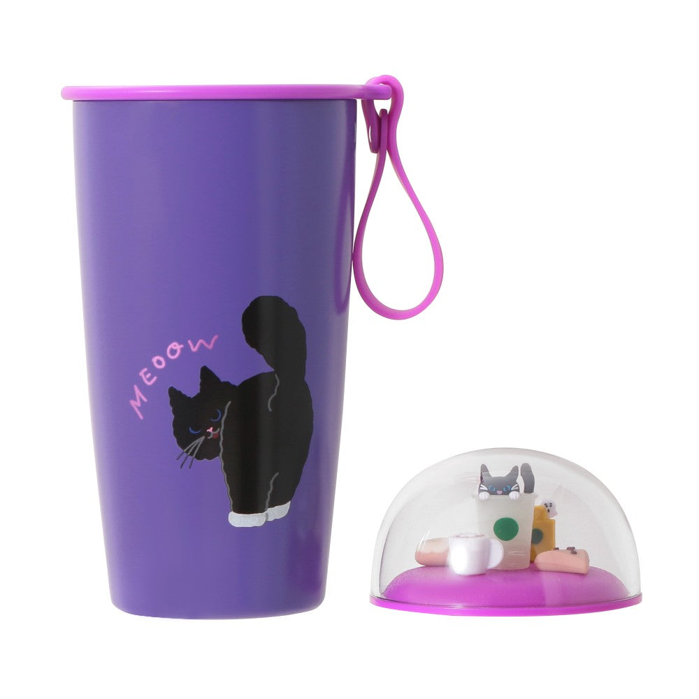 Starbucks Japan Halloween 2025 Cat Shaped Cup Stainless Bottle 355ml Tumbler