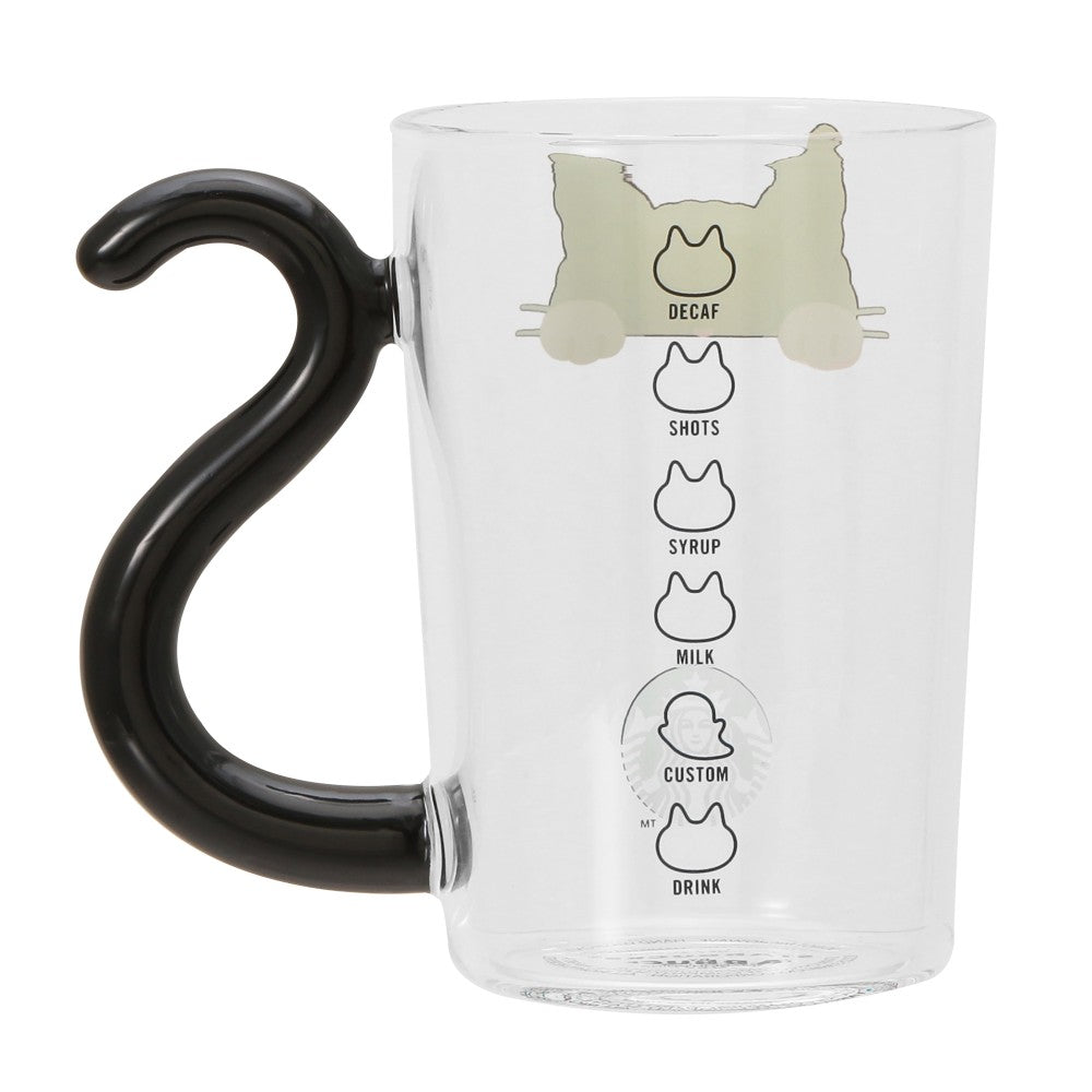 Starbucks Japan Halloween 2025 Cat Glass Mug Cup 296ml
