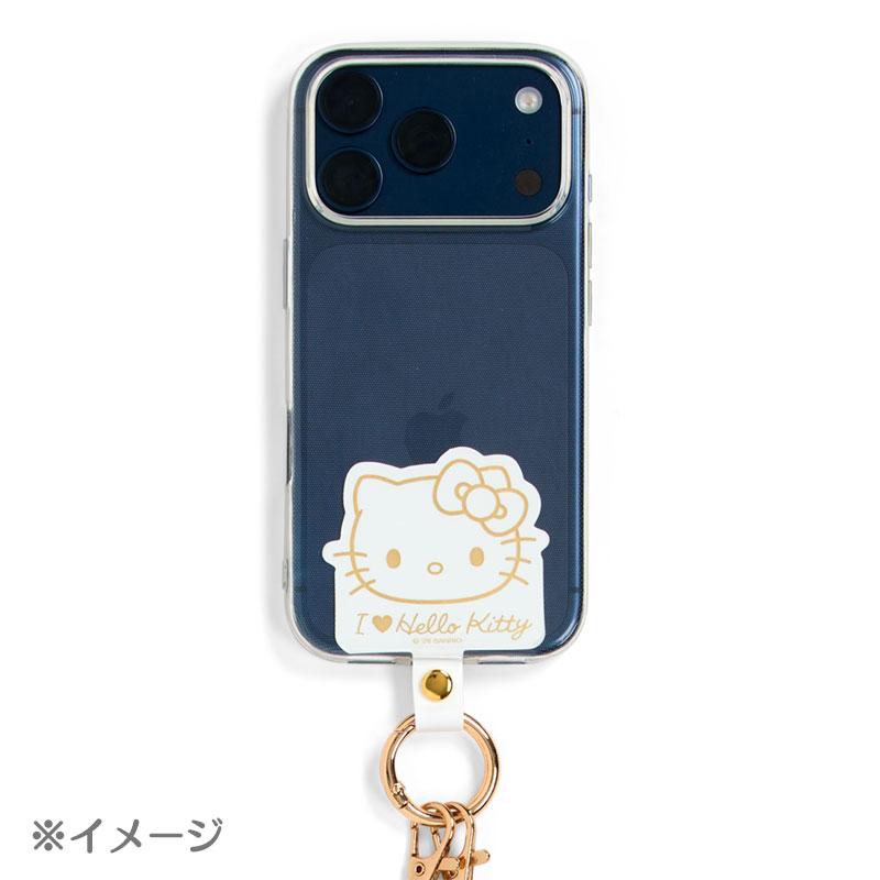 I Love Hello Kitty Mobile Shoulder Strap Black Sanrio Japan 2026