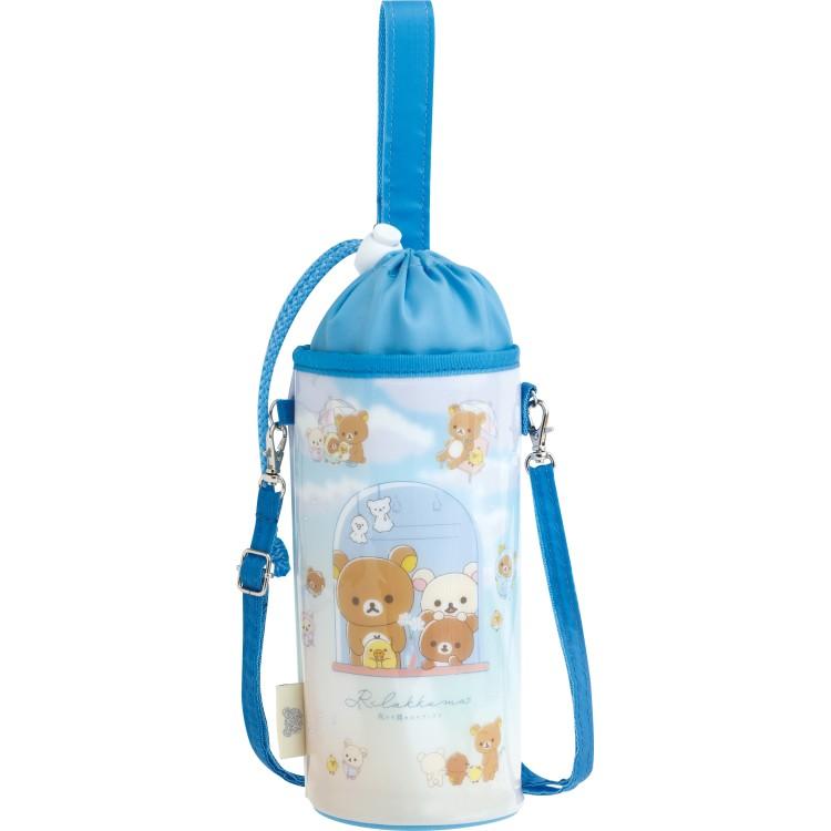 Rilakkuma PET Bottle Pouch Blue San-X Japan 2025
