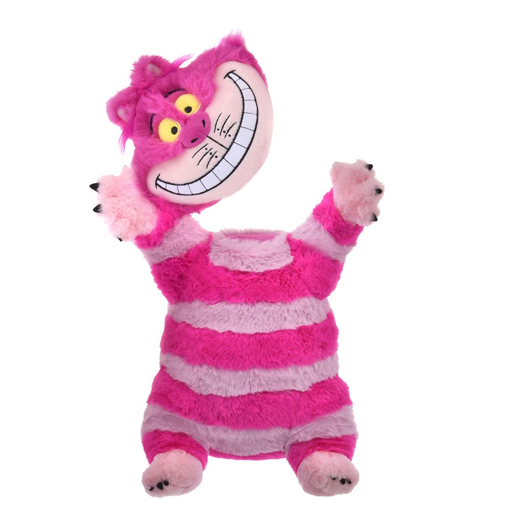 Alice in Wonderland Cheshire Cat Magnet Plush Doll Pink Disney Store Japan 2025