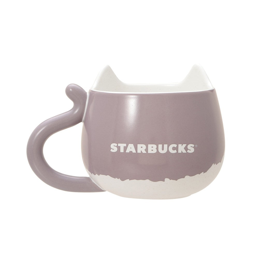 Starbucks Japan Valentine's 2025 Mug Cup Cat Face Gray 355ml