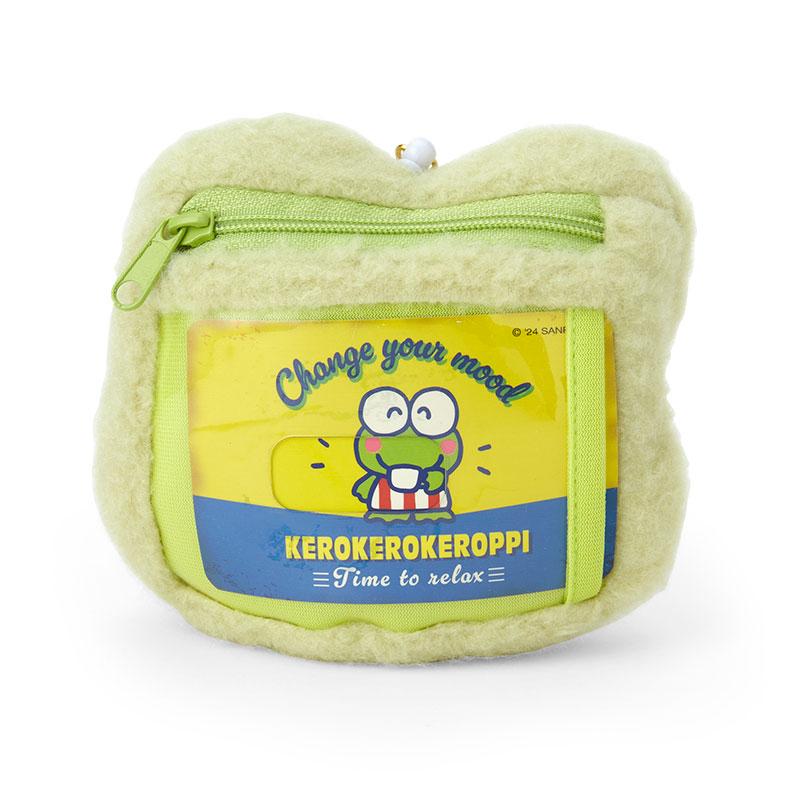 Kero Kero Keroppi Frog Reel Pass Case Fluffy Vintage Retro Sanrio Japan 2024