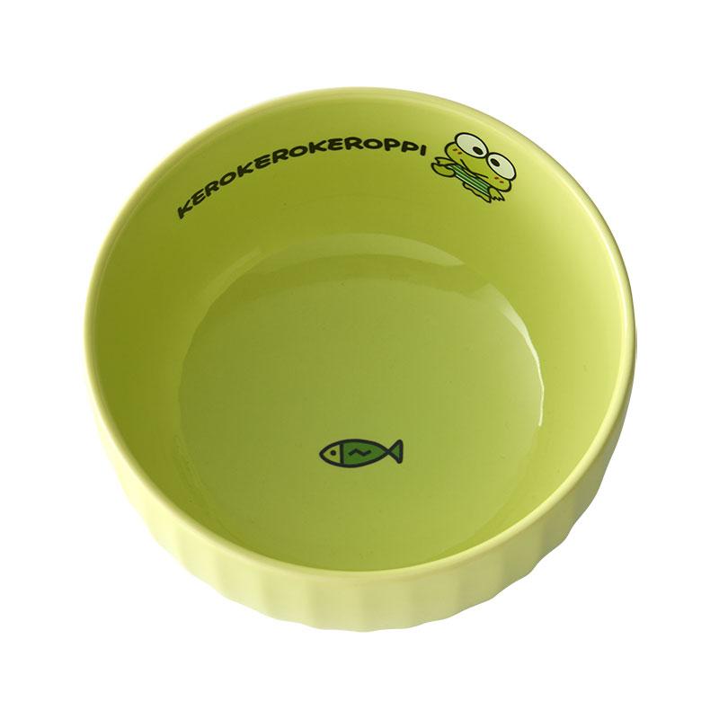 Kero Kero Keroppi Frog Ceramic Bowl Green Sanrio Japan 2025