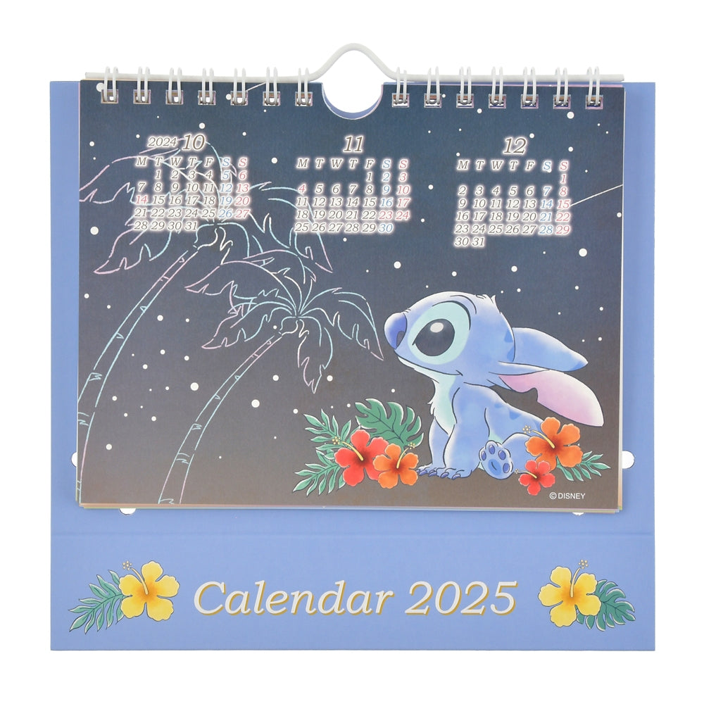 Scrump & Stitch Calendar Desktop 2025 Pop-Up Disney Store Japan