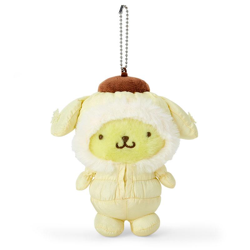 Pom Pom Purin Plush Mascot Holder Keychain Fluffy Winter Sanrio Japan 2024