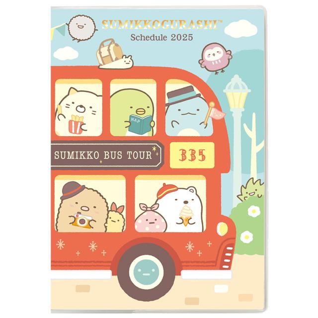 Sumikko Gurashi 2025 Schedule Book B6 Monthly Bus San-X Japan