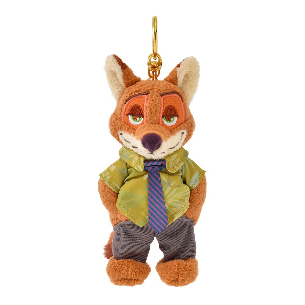 Zootopia Nick Wilde Plush Keychain Tokotoko Disney Store Japan