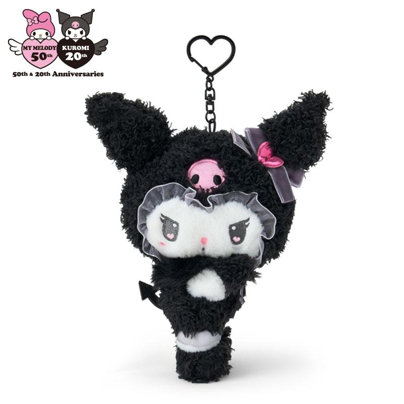 Kuromi Plush Mascot Holder Keychain Melousa Romiusa Sanrio Japan 2025