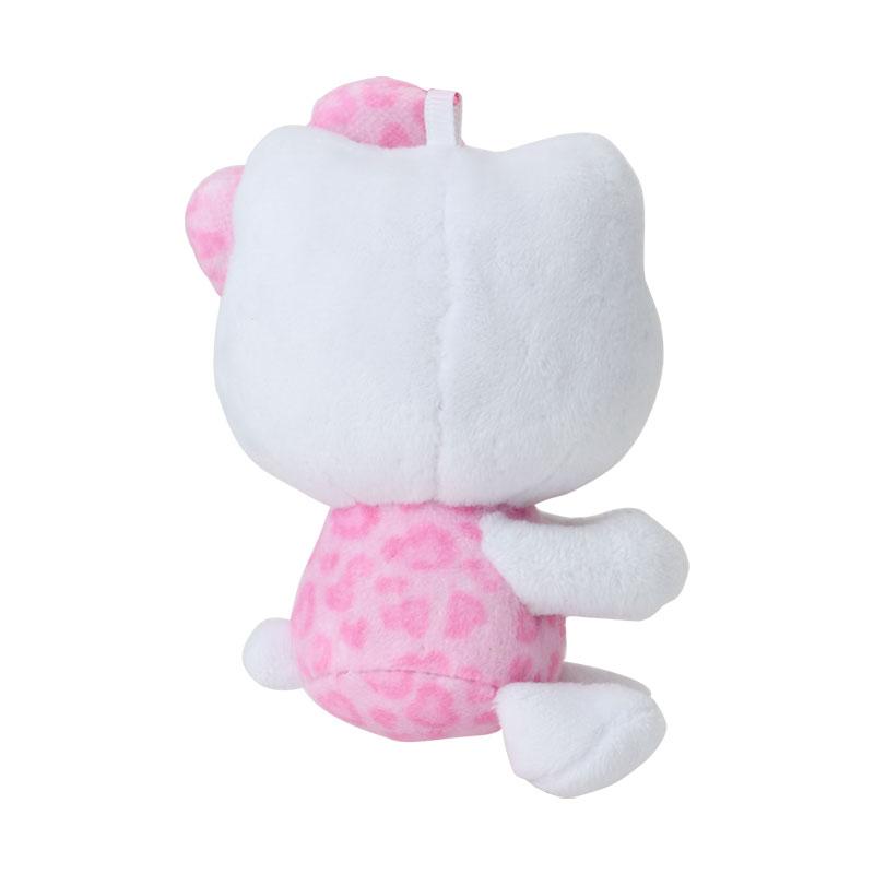 Hello Kitty Hug Plush Keychain Leopard Pink GOGO GAL Collection Sanrio Japan