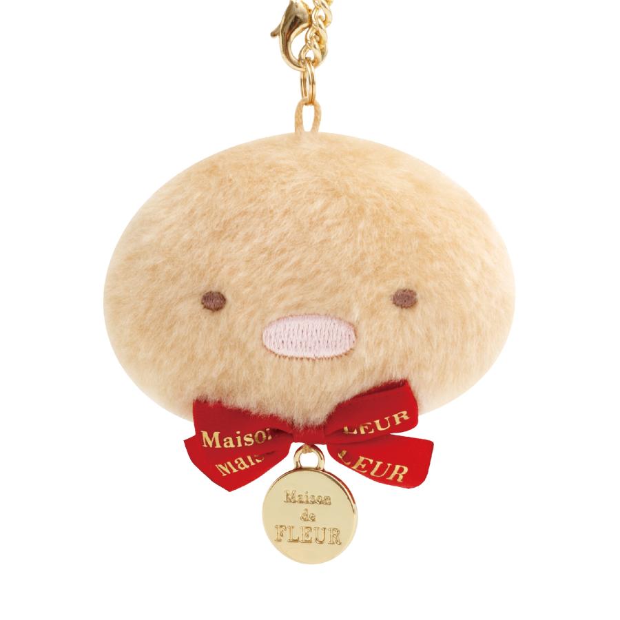 Sumikko Gurashi Maison de FLEUR Tonkatsu Pork Keychain Bag Charm San-X Japan