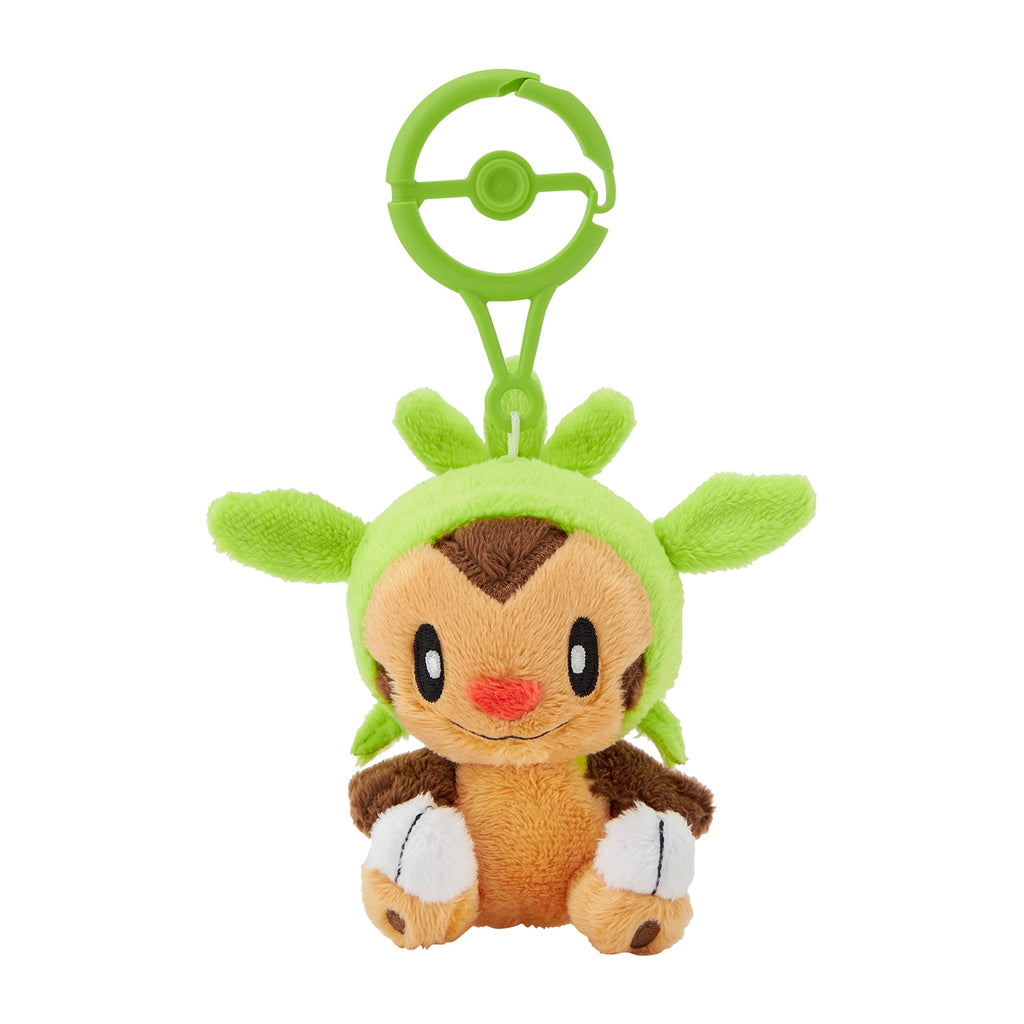 Chespin Harimaron Plush Keychain with Carabiner Pokemon Center Japan 2024