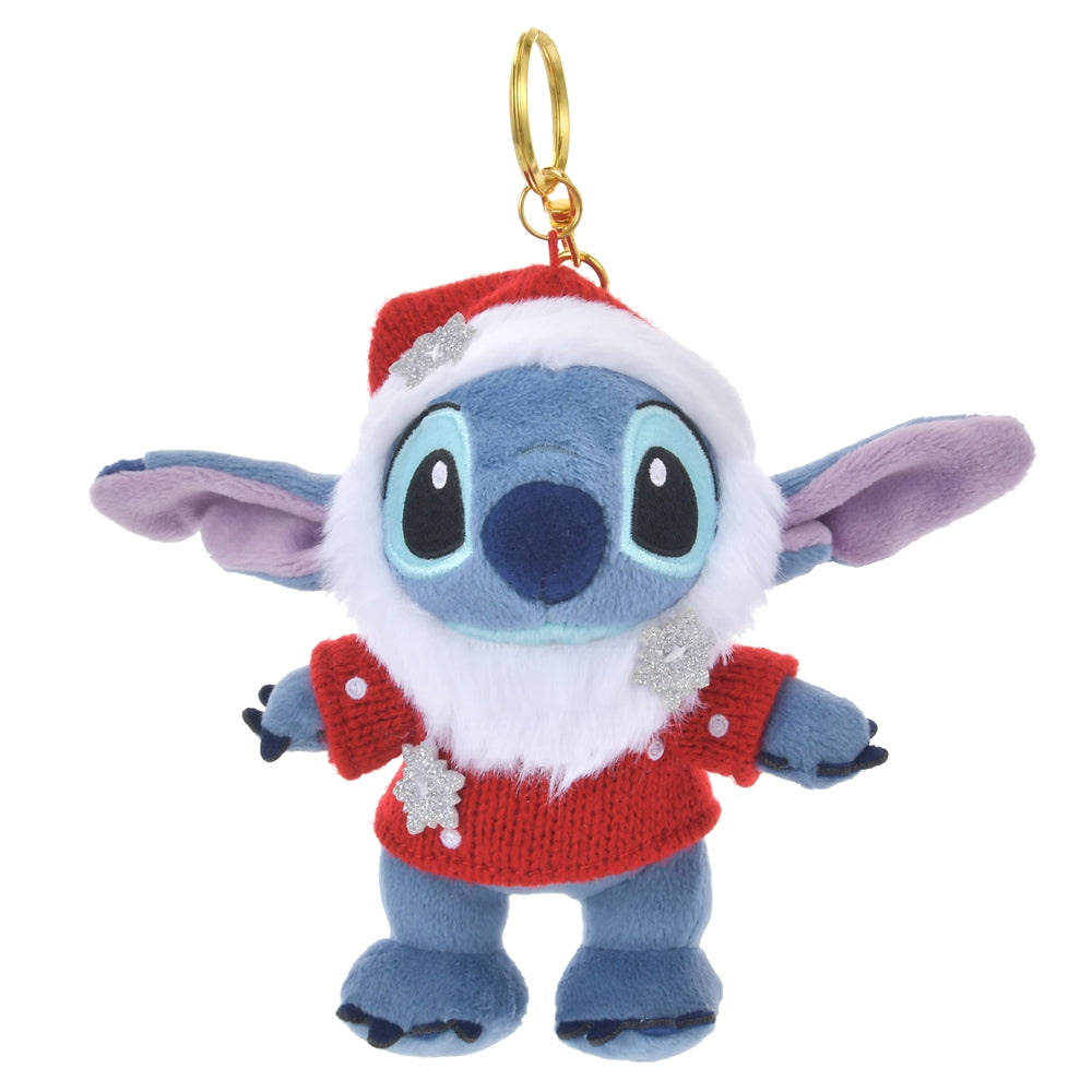 Stitch Plush Keychain Disney Store Japan Christmas 2024