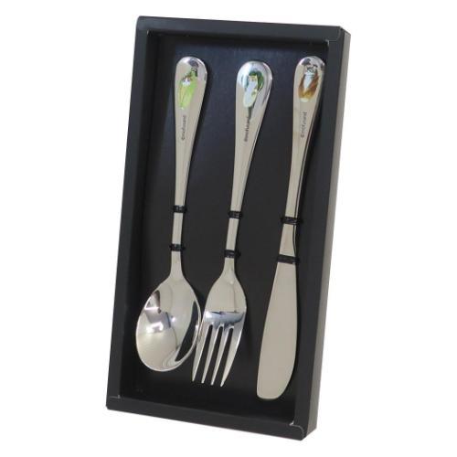 mofusand Cat Stainless Spoon Fork Knife Cutlery Set Japan Gift Box