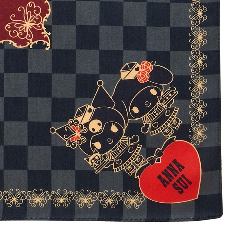 My Melody & Kuromi ANNA SUI Handkerchief Checker Sanrio Japan 2025