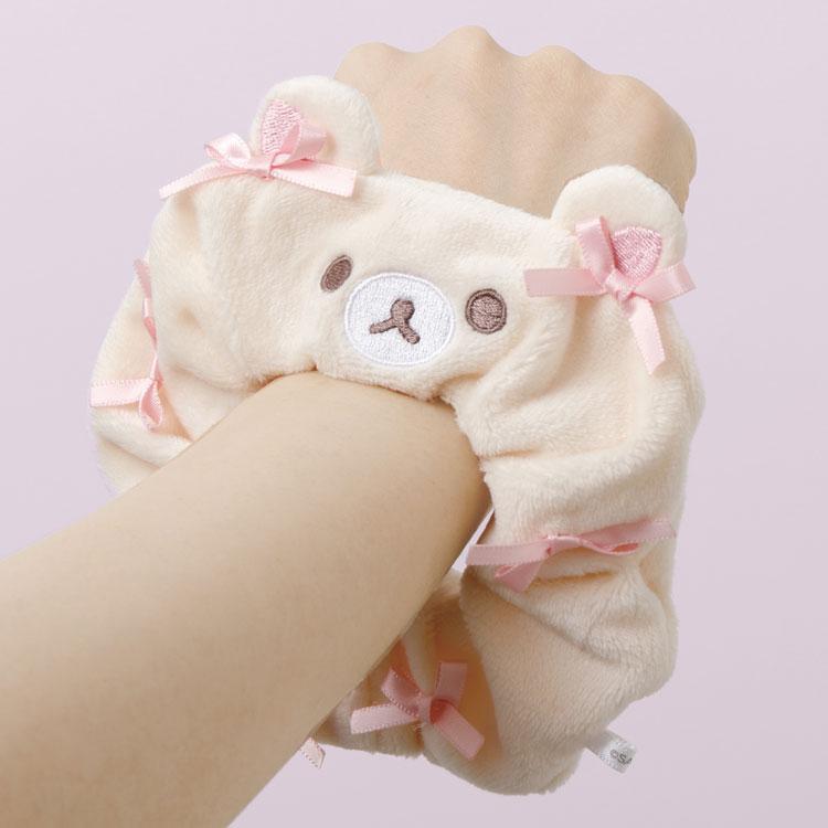 Korilakkuma Scrunchy Ponytail Holder Sky Cotton Candy San-X Japan 2024 Rilakkuma