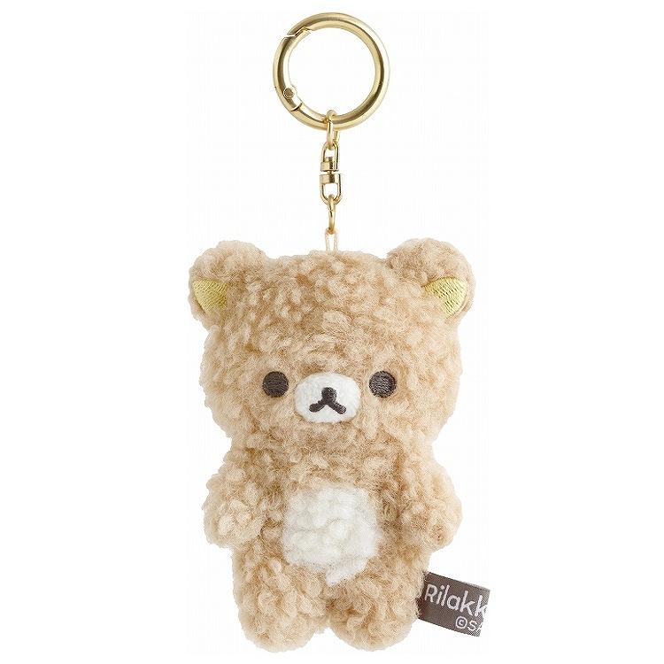BASIC RILAKKUMA BOA Plush Keychain San-X Japan 2025