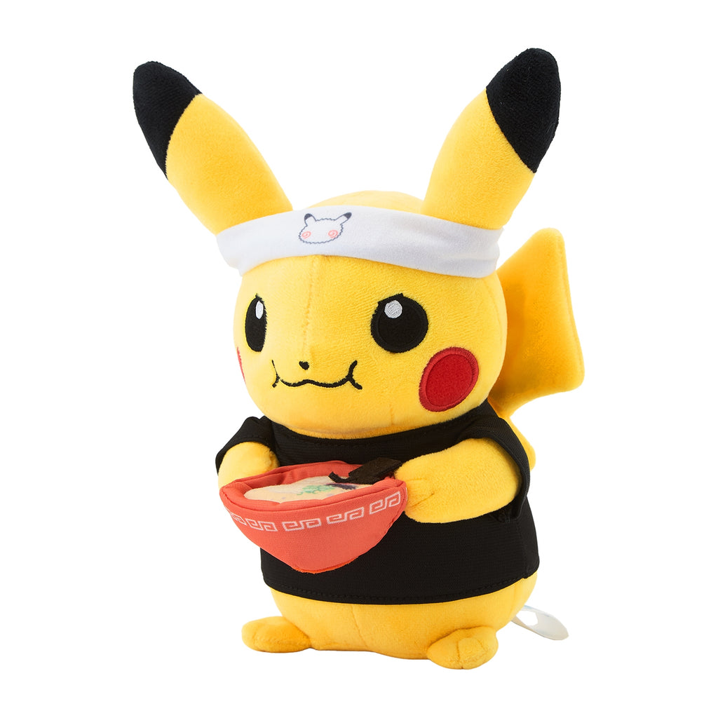 Pikachu Plush Doll Ramen Pokemon Center Fukuoka Japan Limit 2025