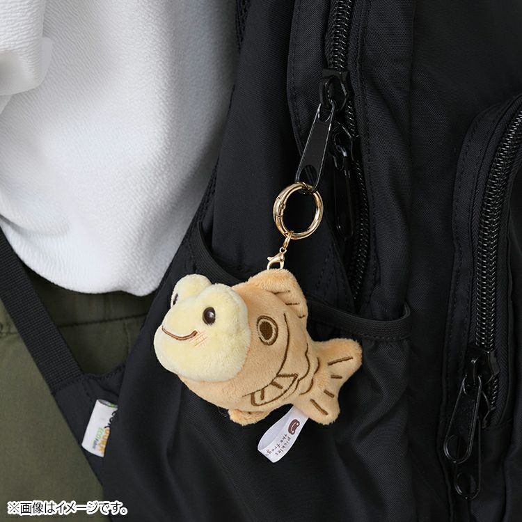 Pickles the Frog Plush Keychain Retro Cafe Taiyaki Japan 2025