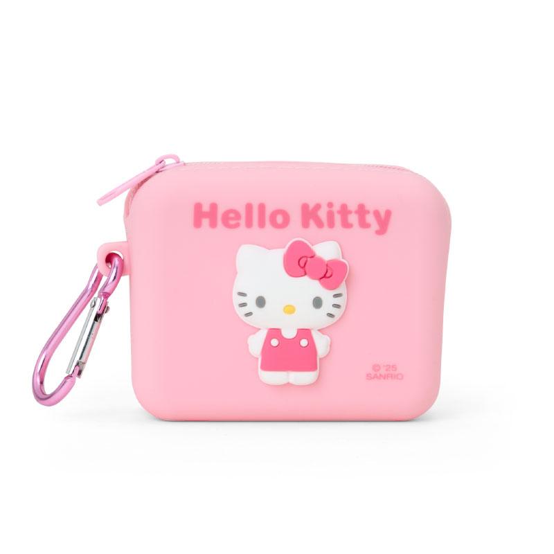 Hello Kitty Silicone mini Pouch Pink Sanrio Japan 2025